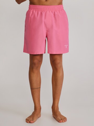 SikSilk Badeshorts in Pink: Vorderseite