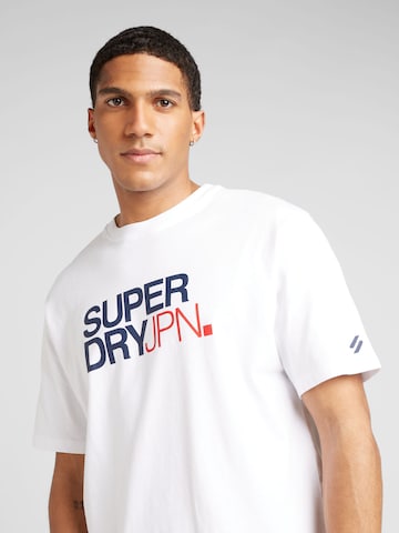 Superdry T-shirt i vit