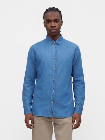 Pepe Jeans Slim fit Skjorta 'ABEL' i blå: framsida