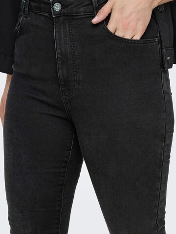 ONLY Carmakoma Skinny Jeans 'FOREVER' in Zwart