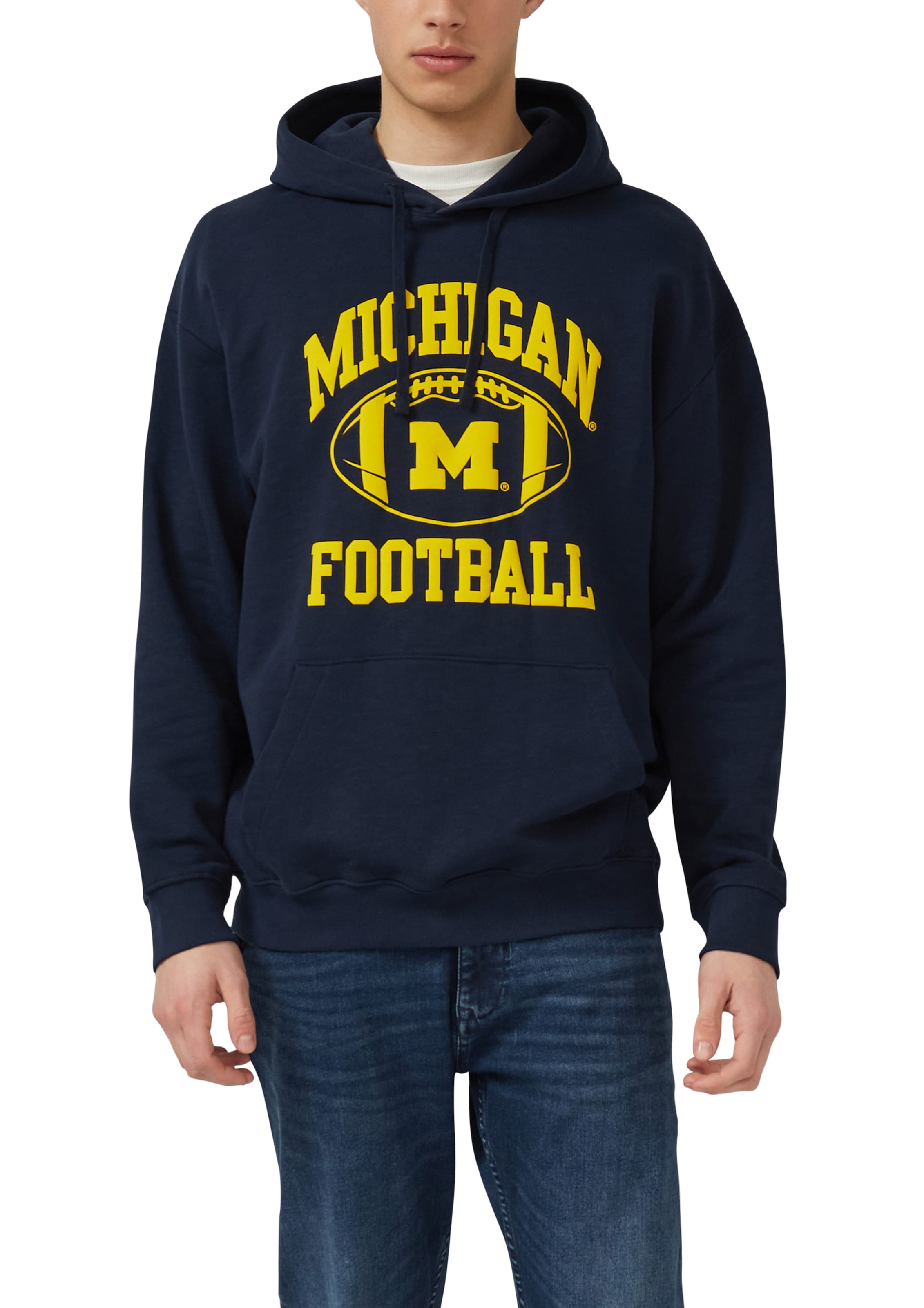 Sweat-shirt s.Oliver en bleu : devant