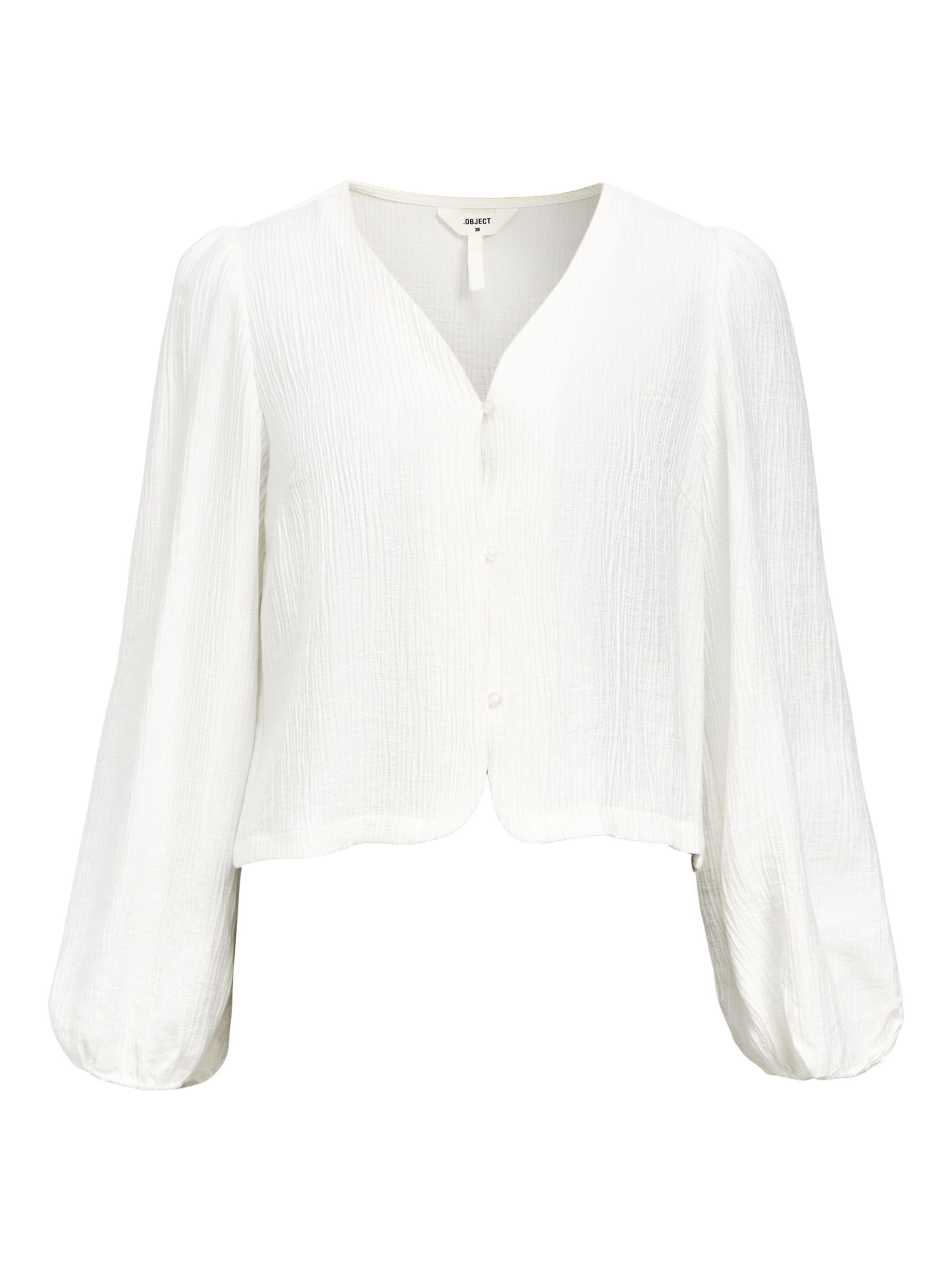 Chemisier OBJECT en blanc : devant