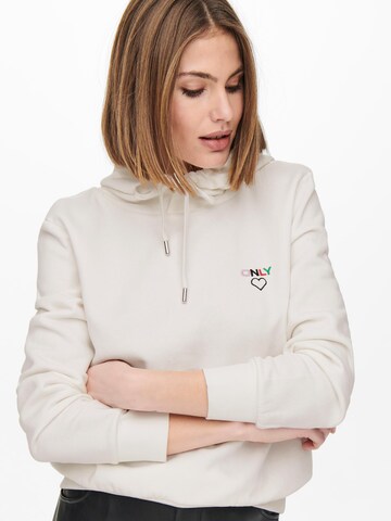 ONLY Sweatshirt 'Noomi' in White