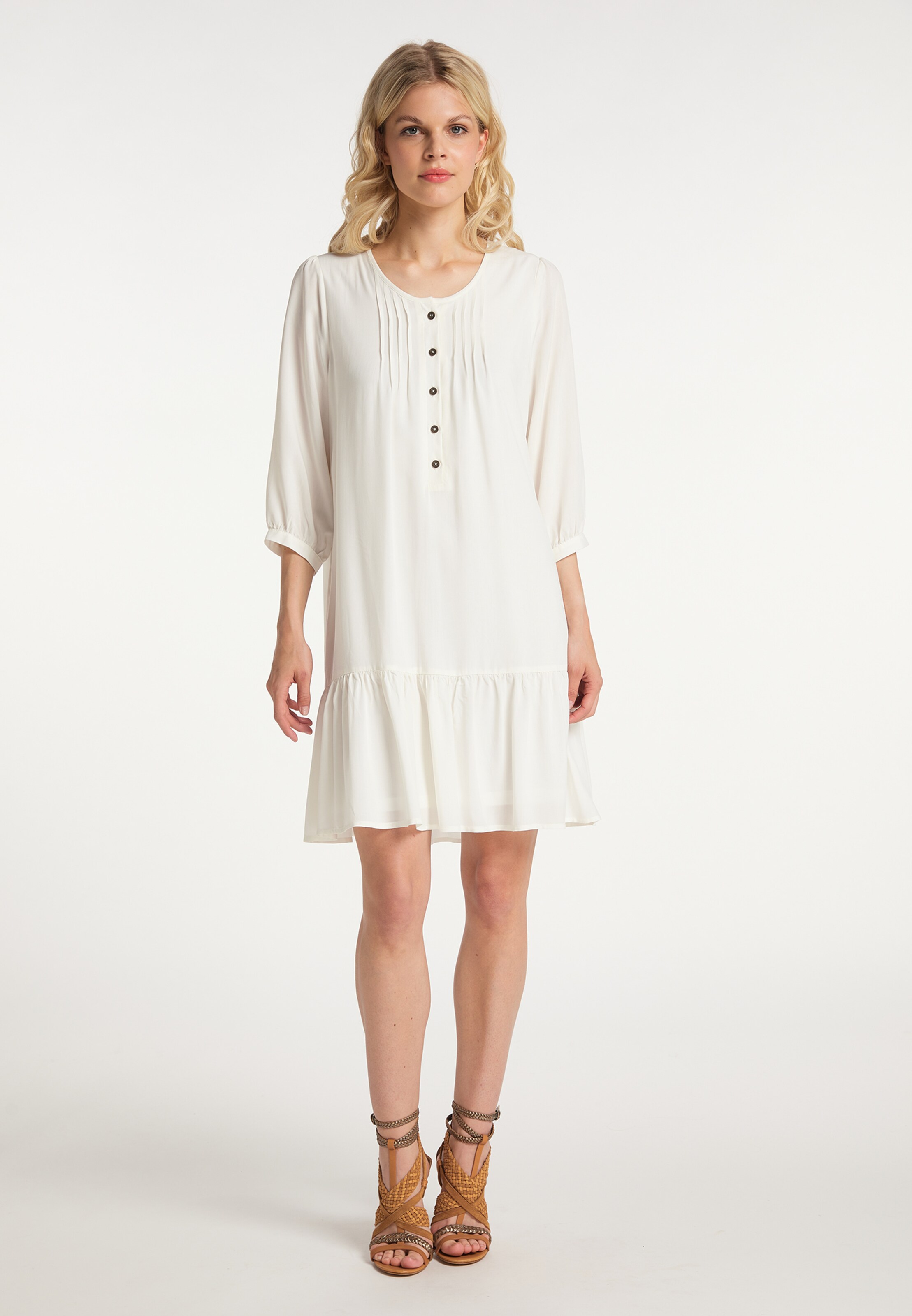 Frauen Große Größen usha FESTIVAL Kleid in Weiß - AJ42533 Frauen Große Größen usha FESTIVAL Kleid in Weiß - AJ42533