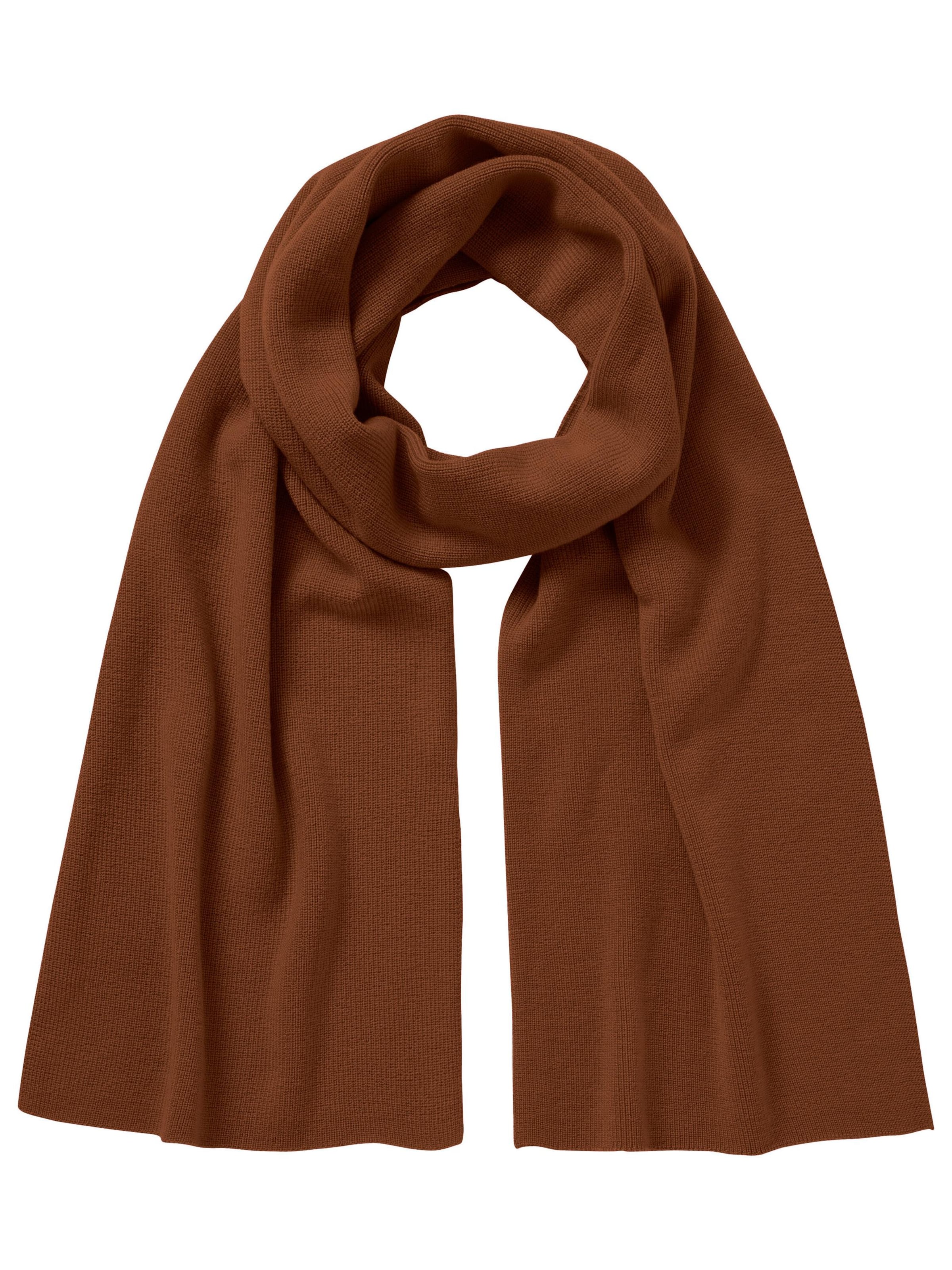 FALKE Scarf in Brown: front