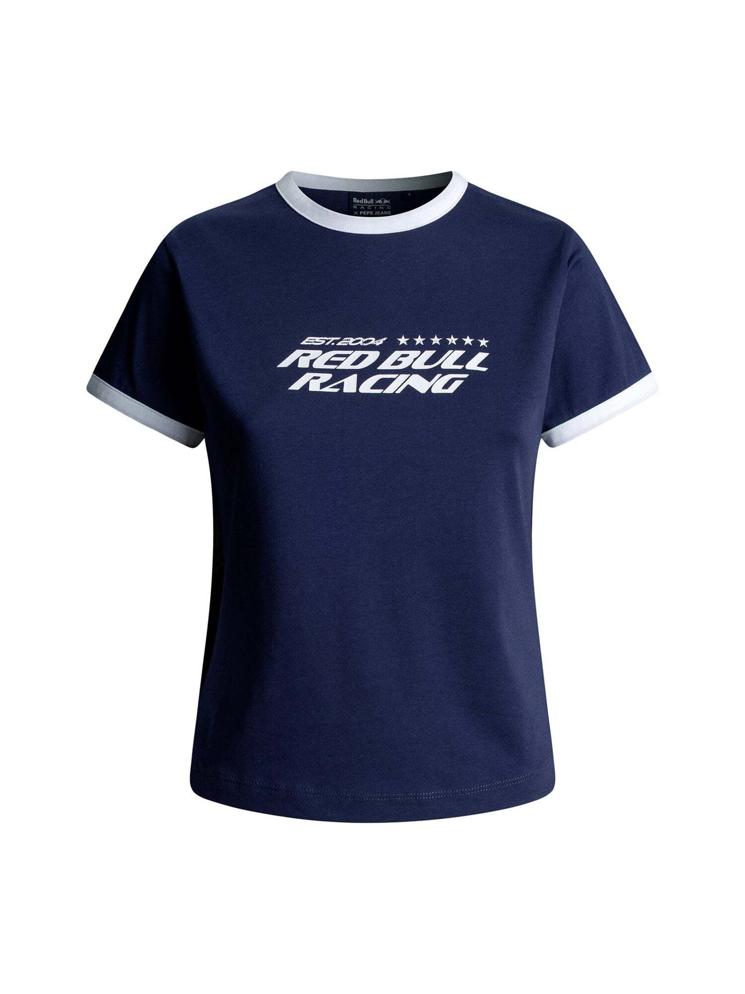 Red Bull Racing x Pepe Jeans Shirt in Blauw: voorkant