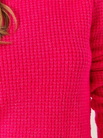 Bianco Lucci Pullover in Pink