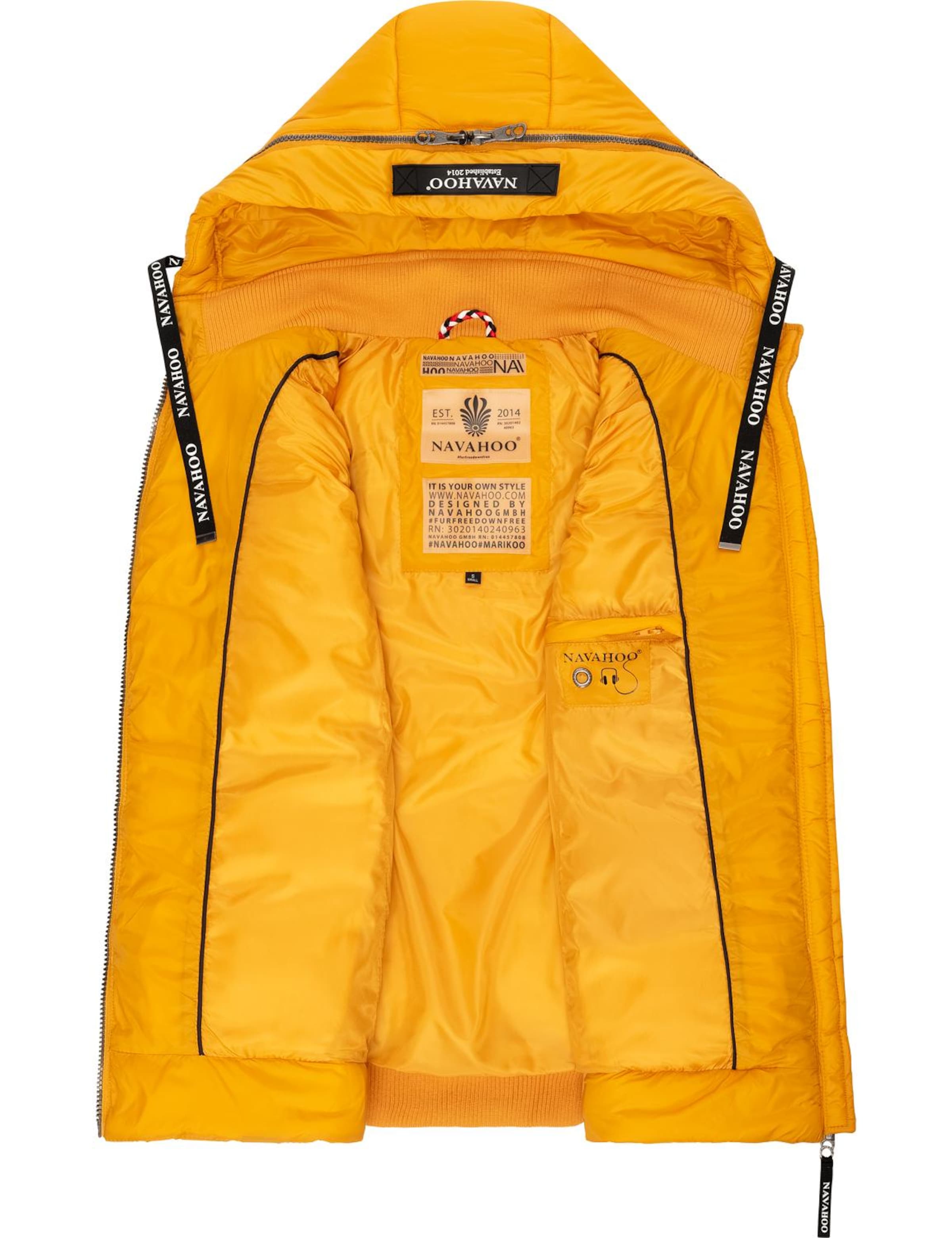 NAVAHOO Vest 'Kassidy' in Yellow