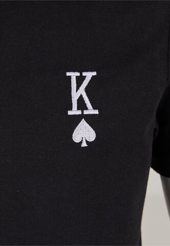 Mister Tee Póló 'King Card Game' - fekete
