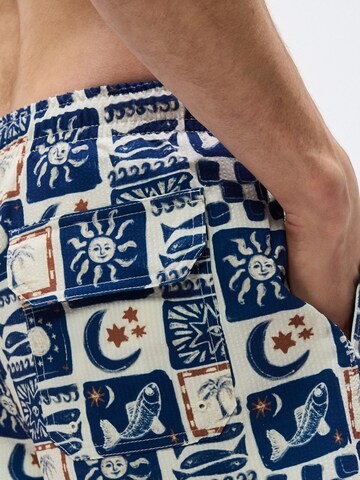 Abercrombie & Fitch Badeshorts i blå