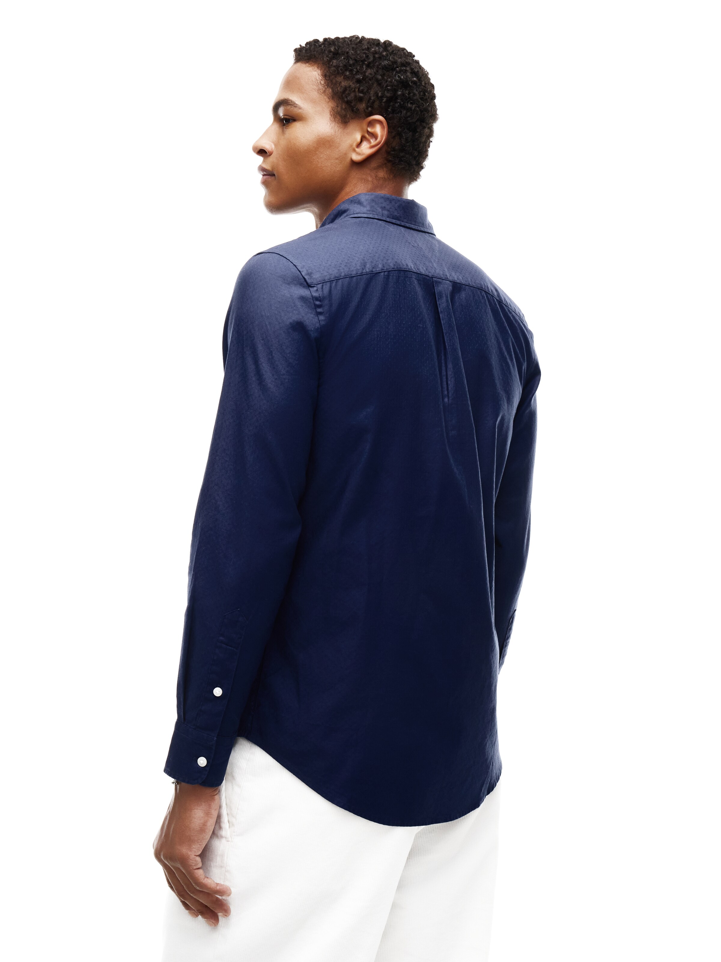 TOMMY HILFIGER Slim fit Πουκάμισο για το γραφείο 'FLEX' σε μπλε