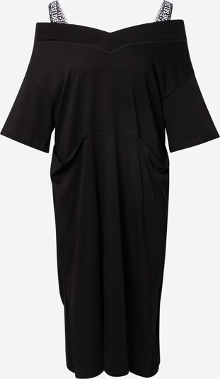 DIESEL Vestido 'WORKIE' en negro / blanco, Vista del producto