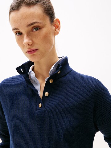 TOMMY HILFIGER Pullover in Blau