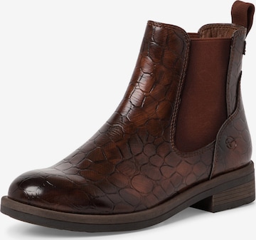 TAMARIS Chelsea Boots in Brown: front