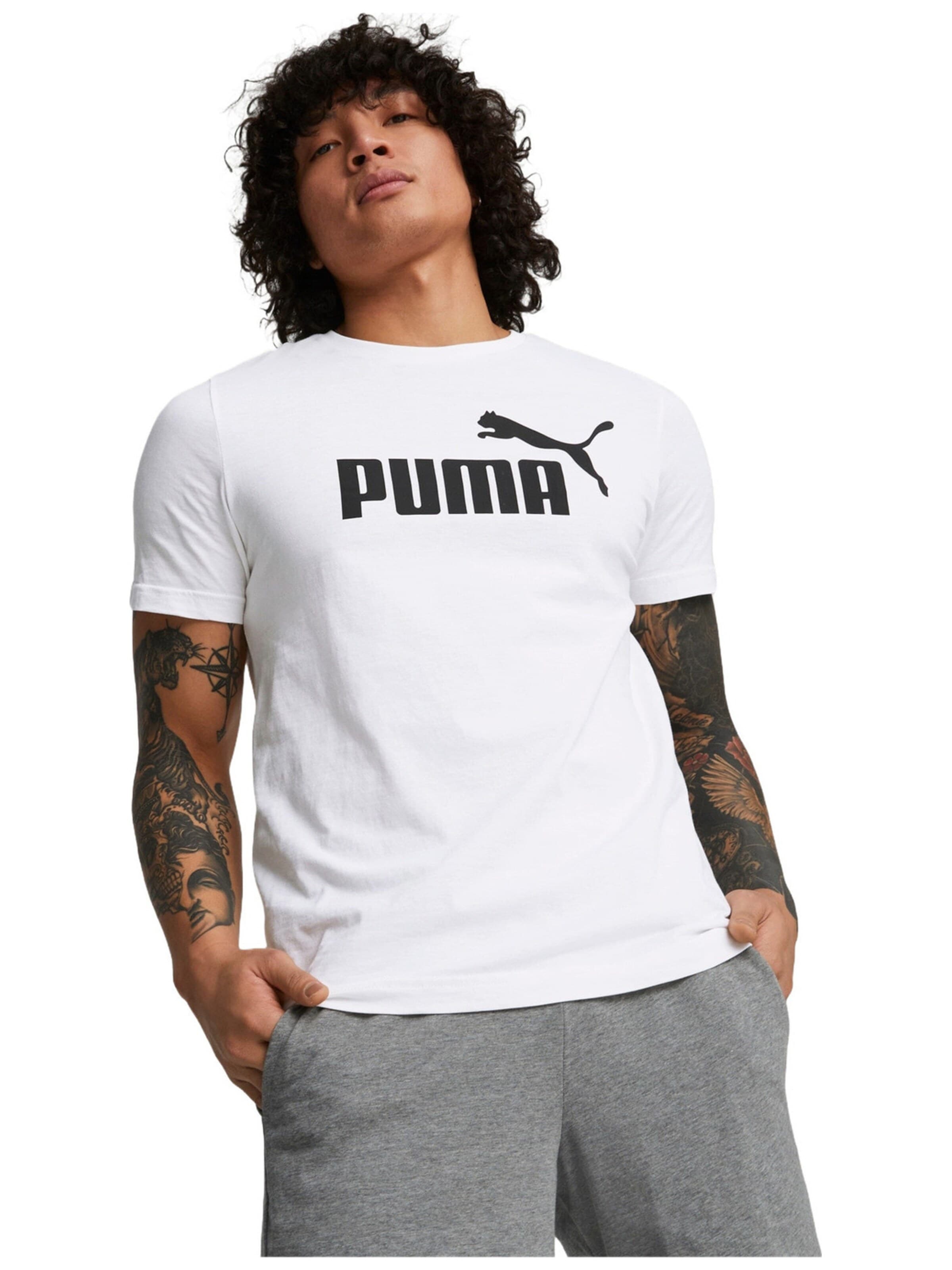 PUMA Shirt 'Puma Essentials' in XXL in de kleur Wit, Productweergave