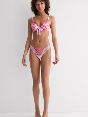 INTIMISSIMI Triangle Bra 'The Love Club' in Pink