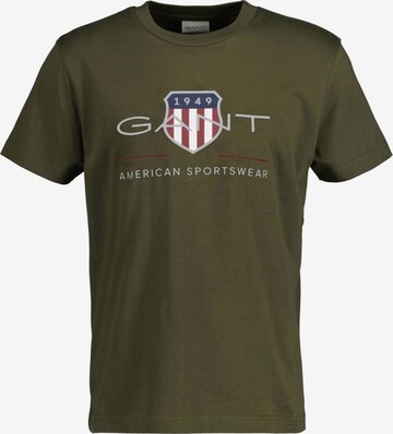 GANT Shirt in Groen: voorkant