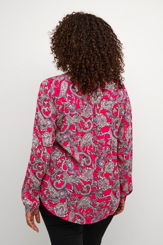 KAFFE CURVE Blouse 'Ami' in Pink