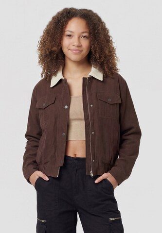 MYMO Between-season jacket in Brown: front