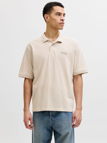 JACK & JONES - Camiseta en beige: frente