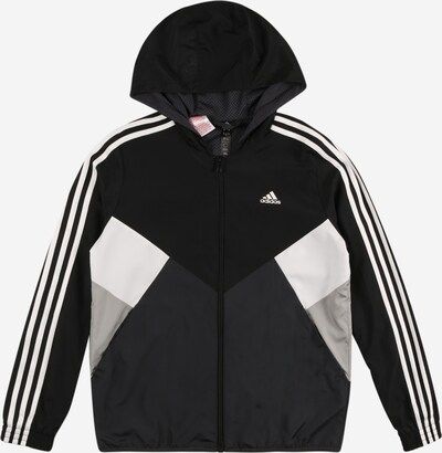 ADIDAS PERFORMANCE Športová mikina so zipsom - béžová / čierna / biela, Produkt