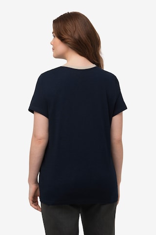 Ulla Popken Shirt (GOTS) in Blau