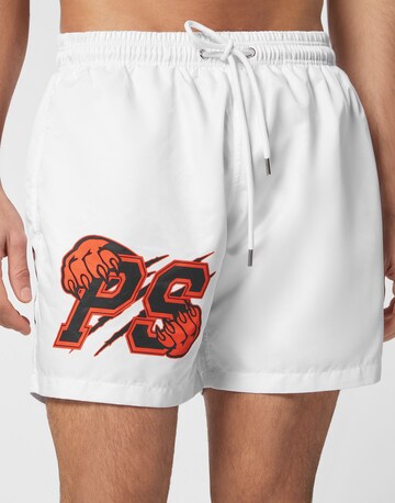 Plein Sport - Bermudas en blanco