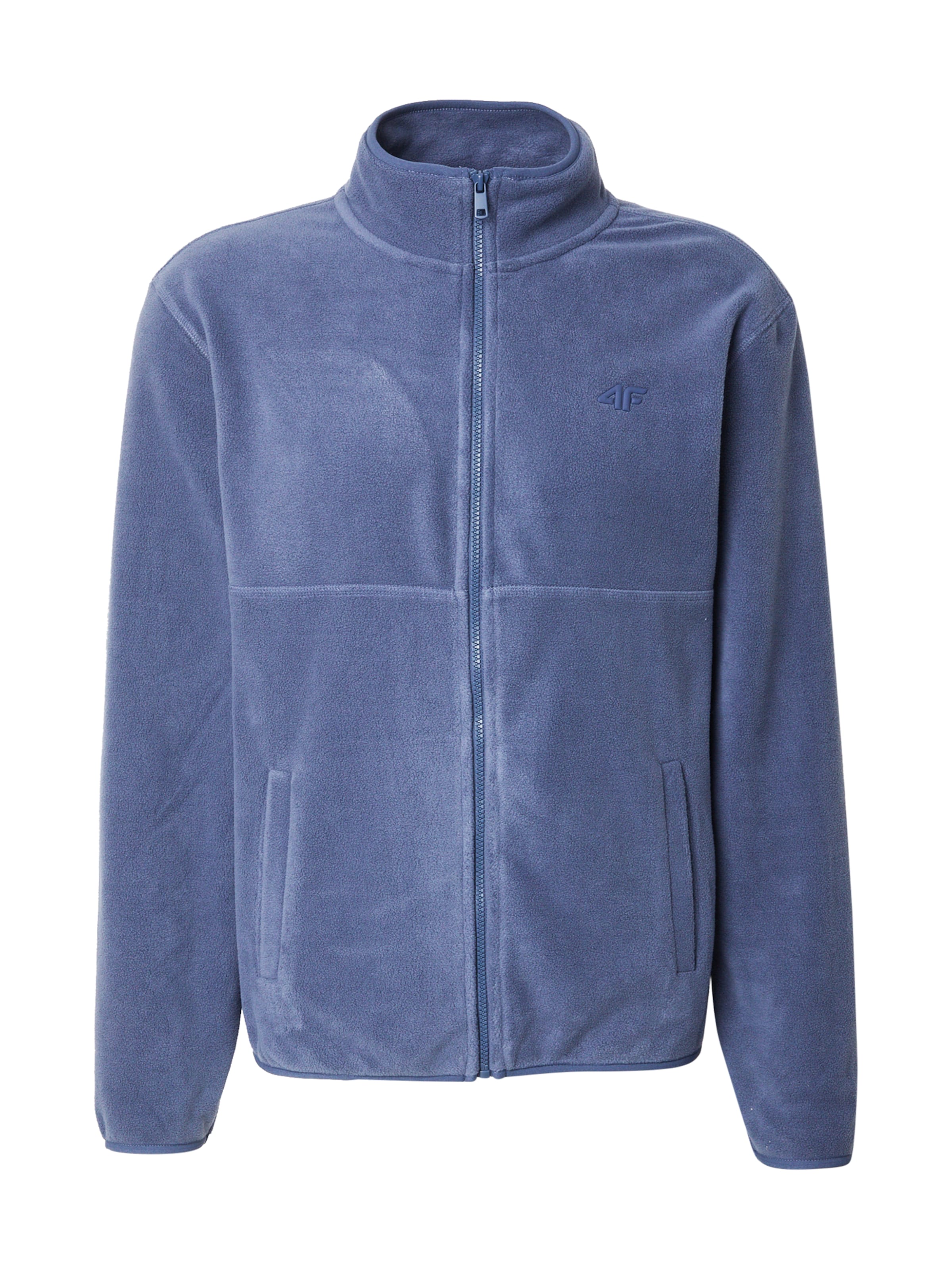Jachetă  fleece funcțională de la 4F pe albastru: față
