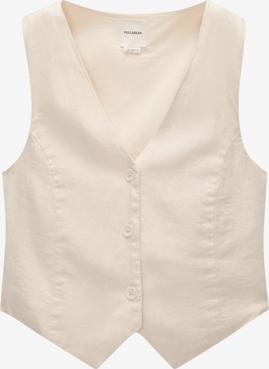 Pull&Bear Suit vest in Wool white, Item view