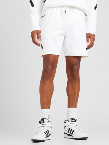 ADIDAS SPORTSWEAR Regular Sports trousers 'Z.N.E.' in White: front
