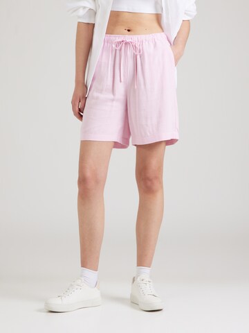 ONLY Loosefit Bukser 'ONLSIESTA' i pink: forside