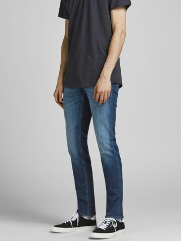 JACK & JONES Slimfit Jeansy 'Glenn' w kolorze niebieski: przód