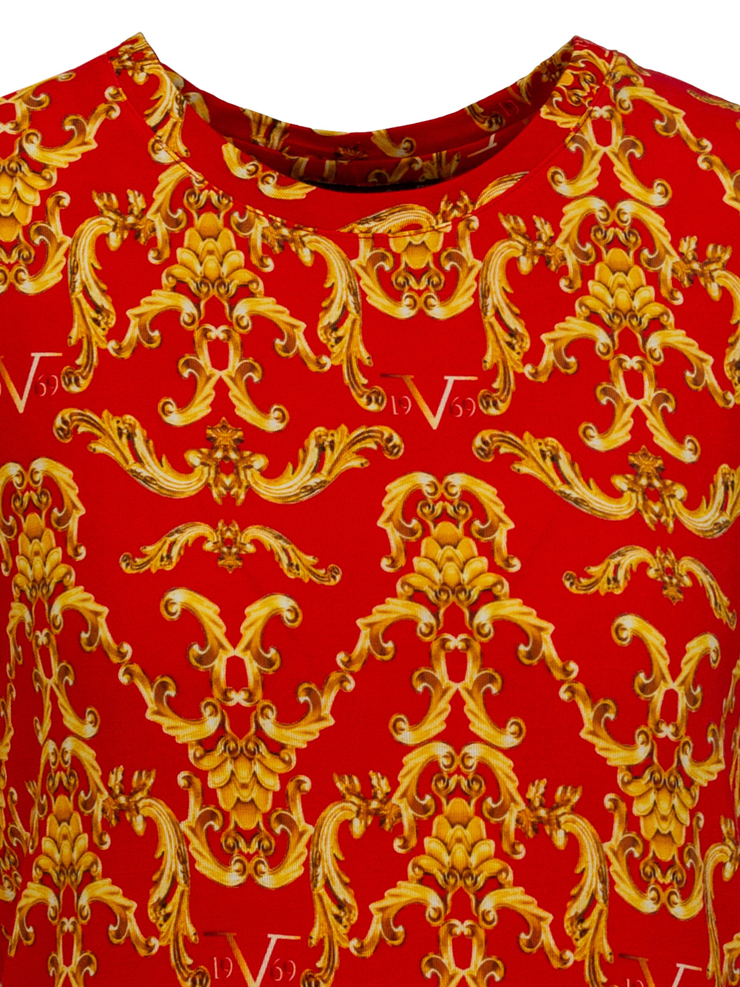 19V69 ITALIA Póló 'Lordes Gold' - piros