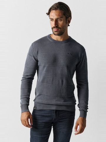 KOROSHI Trui in Blauw: voorkant