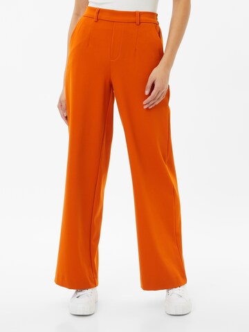 OBJECT Wide leg Παντελόνι 'LISA' σε πορτοκαλί: μπροστά