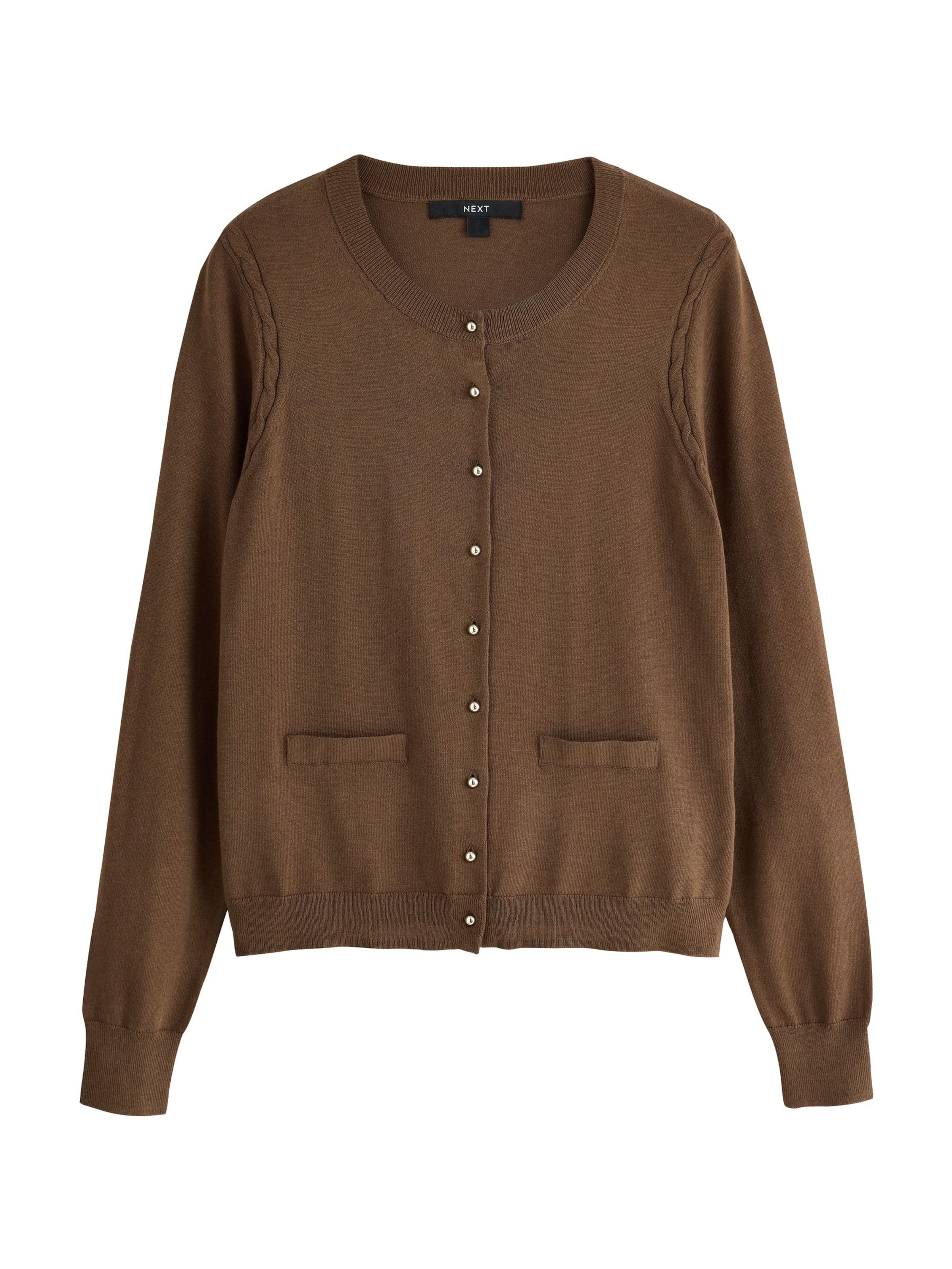 Next Knit cardigan in XS in Brown, Item view