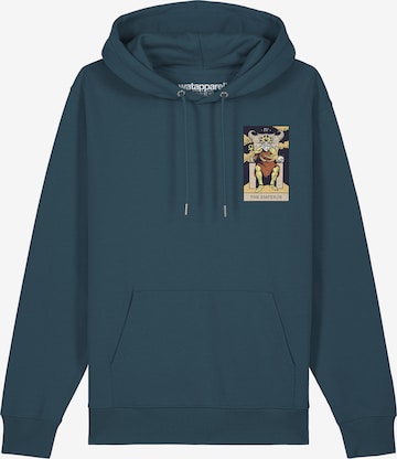Watapparel Sweatshirt ' Tarot The Emperor ' in Blauw: voorkant