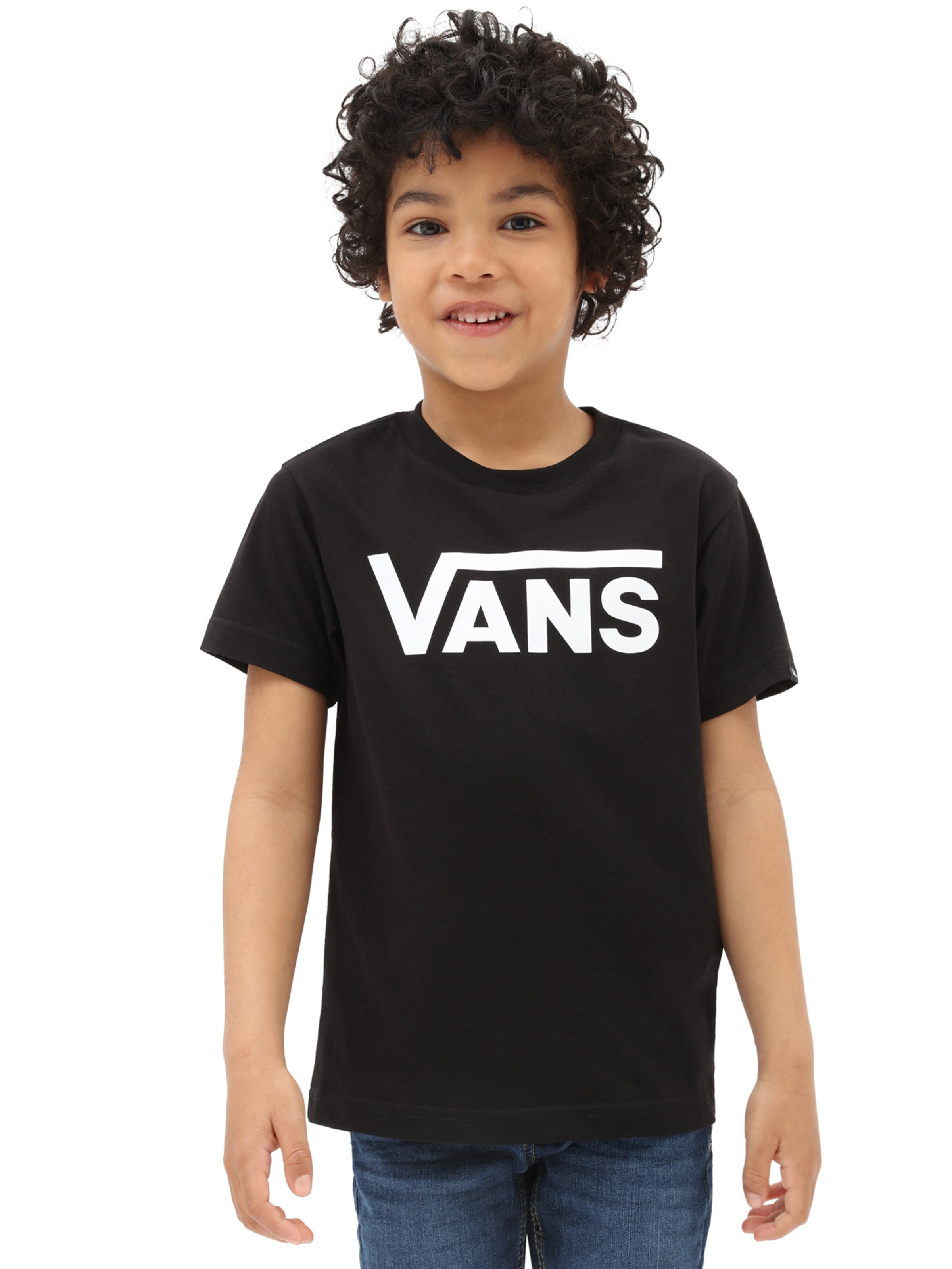 melns VANS T-Krekls 'Classic': no priekšpuses