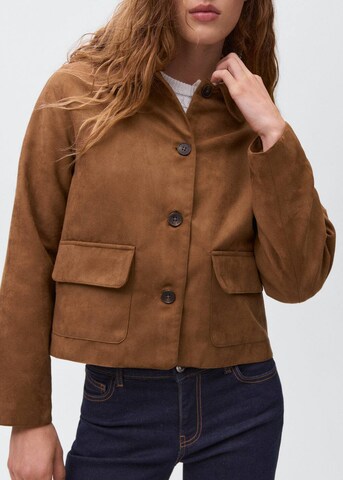 MANGO TEEN Between-Season Jacket in Brown