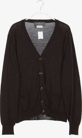 Salvatore Ferragamo Sweater & Cardigan in M in Brown: front