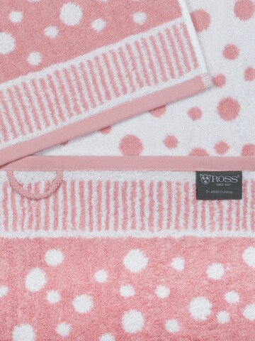 ROSS Handtuch 'Punkte allover'‌ in Pink