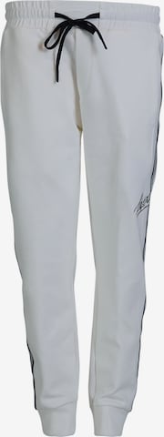 Regular Pantalon de sport Lufian en blanc : devant