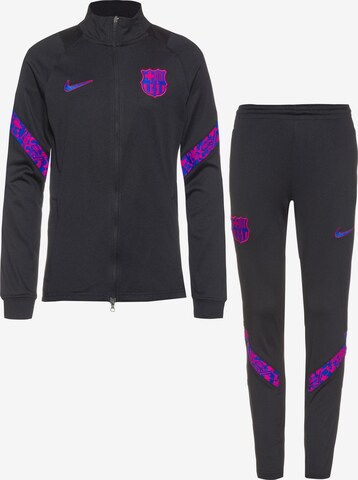 NIKE Tracksuit 'FC Barcelona' in Black: front