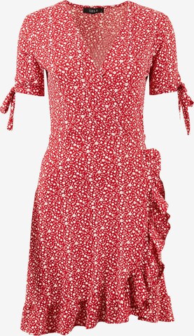 LELA Summer Dress in Red: front