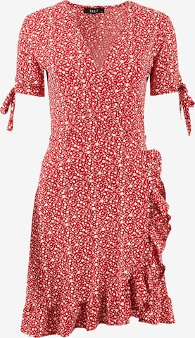 LELA Summer Dress in Red: front