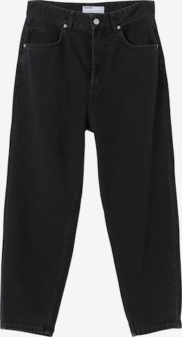 Bershka Regular Jeans in Black: front