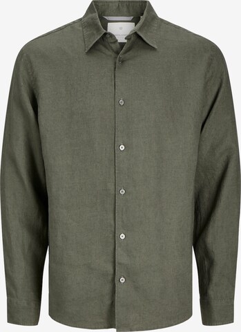 JACK & JONES Regular fit Overhemd 'Lawrence' in Groen: voorkant