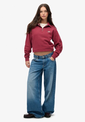 Sweat-shirt Superdry en rouge