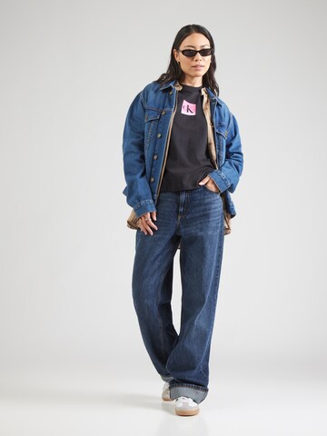juoda Calvin Klein Jeans Marškinėliai