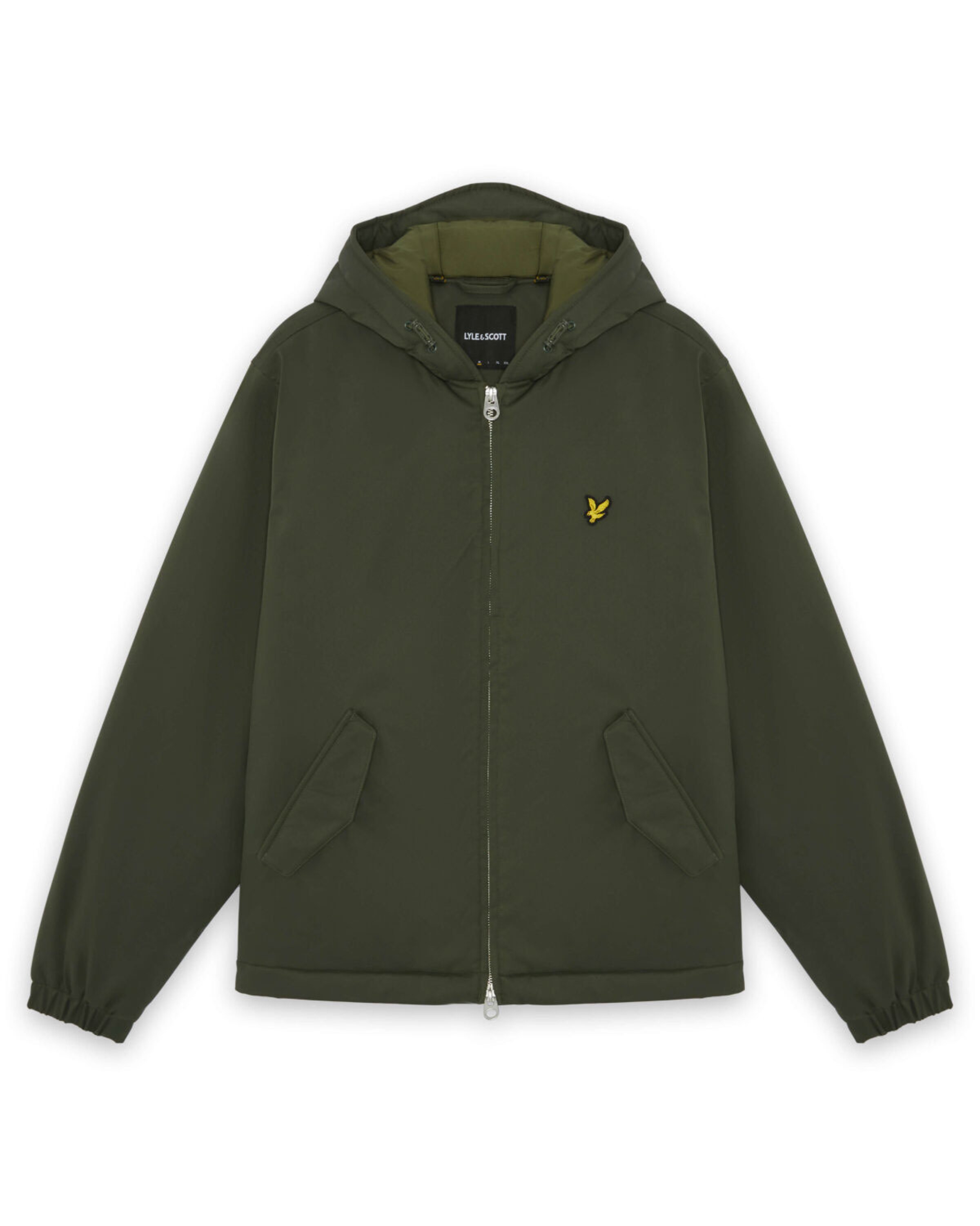 Lyle & Scott Tussenjas in Groen: voorkant